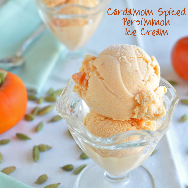 Persimmon Ice Cream 