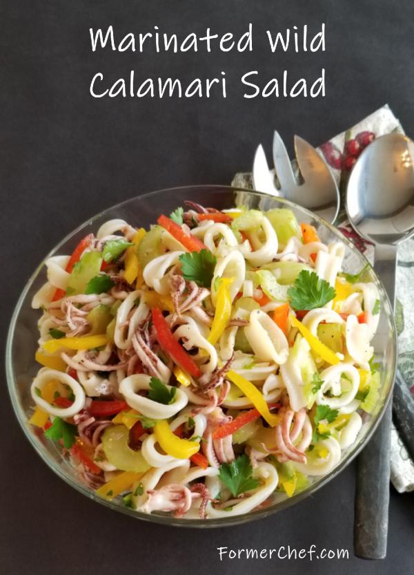 Marinated Wild Calamari Salad — Former Chef
